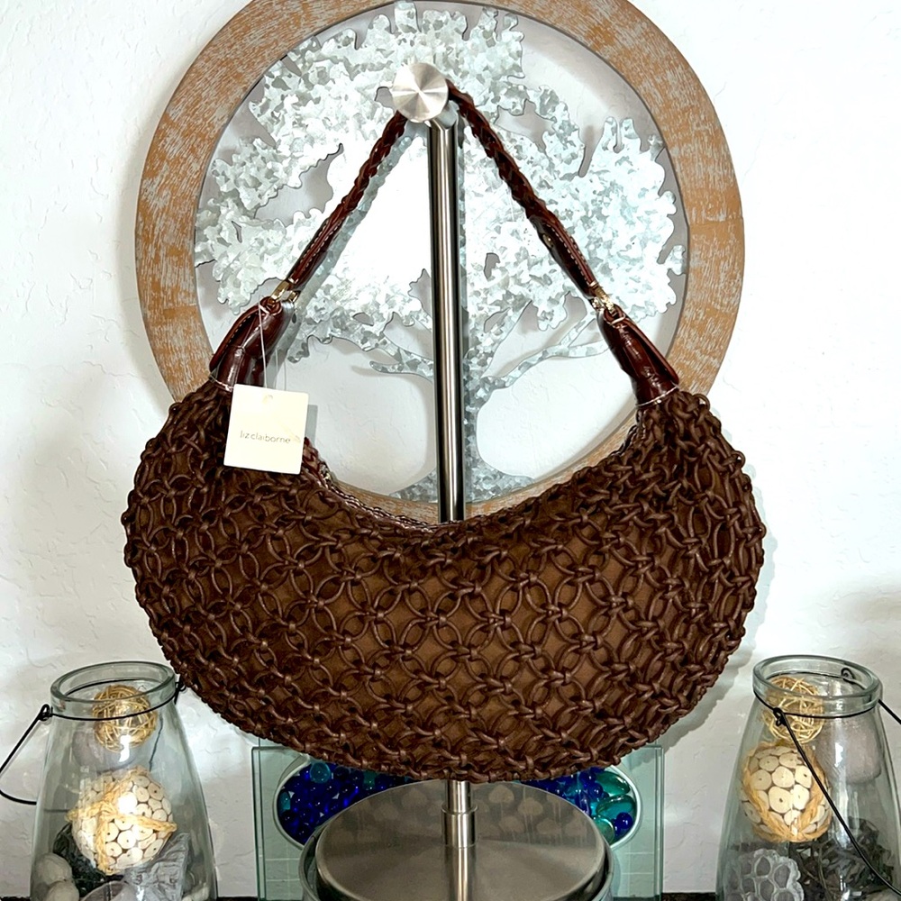 ❣️ Liz Claiborne Brown Macrame'